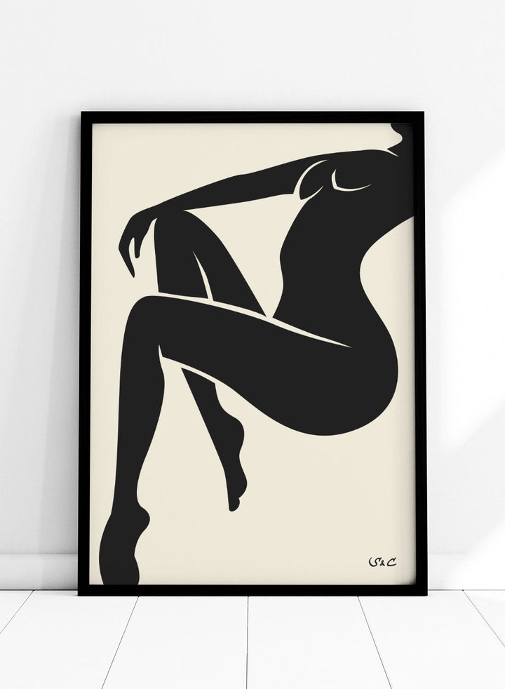 Abstract Figure Art Print WP067dac000b-0e9a-4ad1-ab87-2f704bfc7865Sugar & Canvas