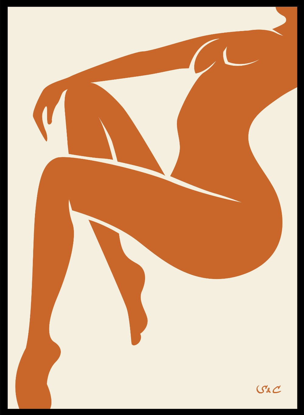 Abstract Figure Art Print WP06_Sugar & Canvas