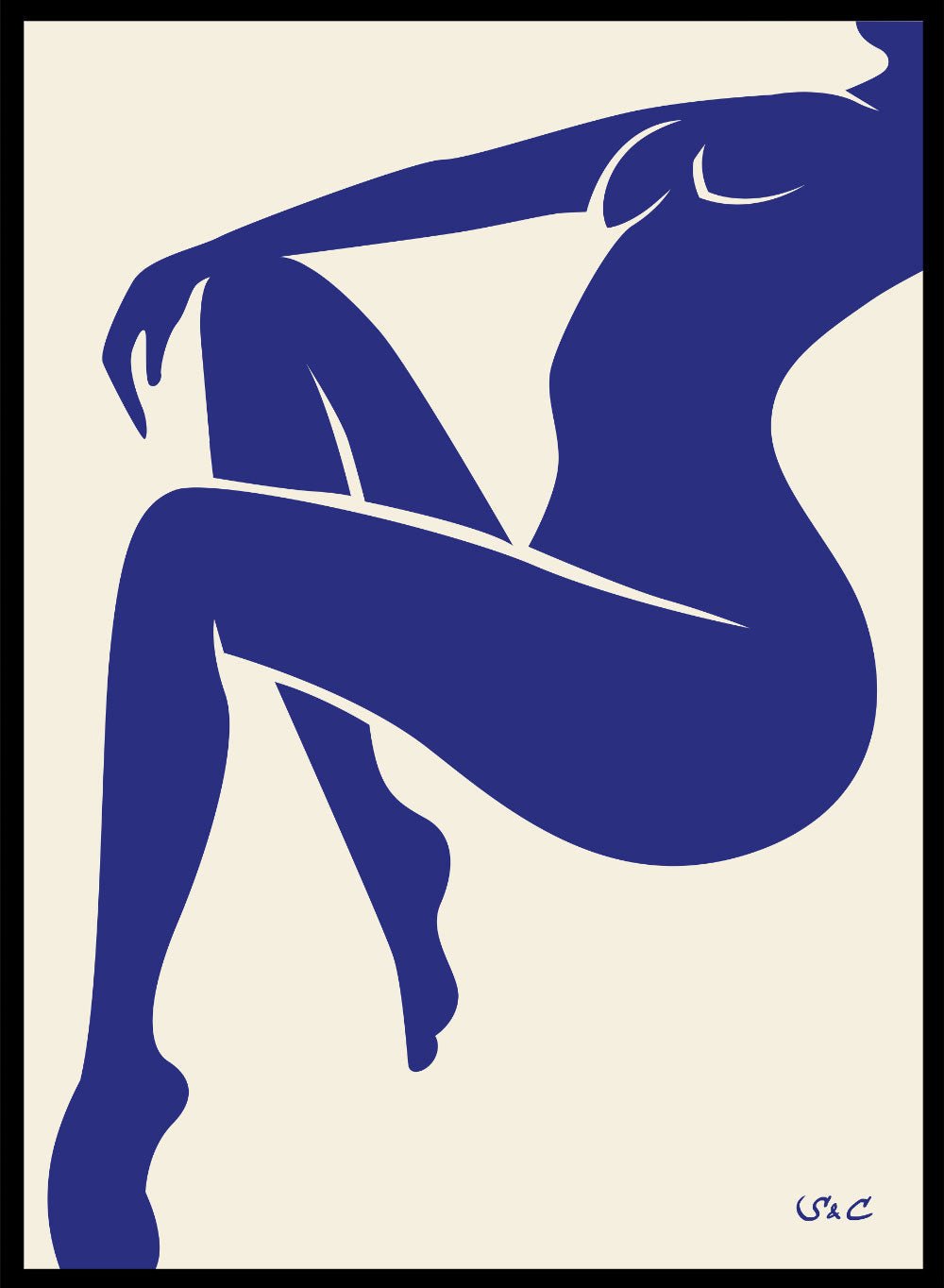 Abstract Figure Art Print WP06_Sugar & Canvas