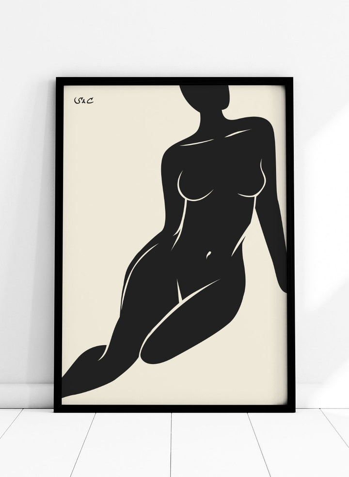 Abstract Figure Art Print WP07_Sugar & Canvas