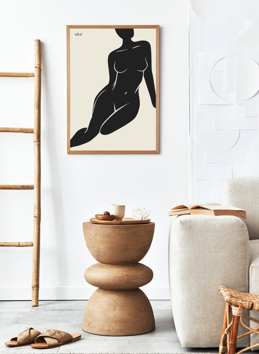 Abstract Figure Art Print WP07_Sugar & Canvas