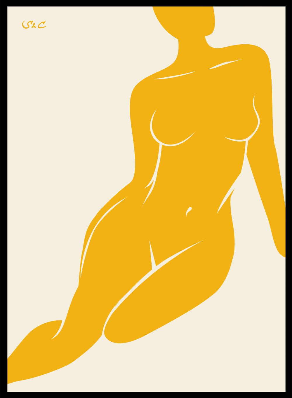 Abstract Figure Art Print WP07_Sugar & Canvas