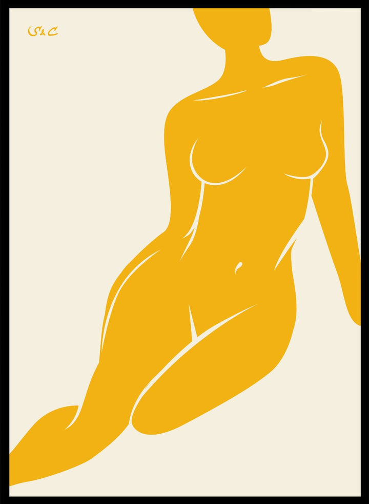 Abstract Figure Art Print WP07_Sugar & Canvas