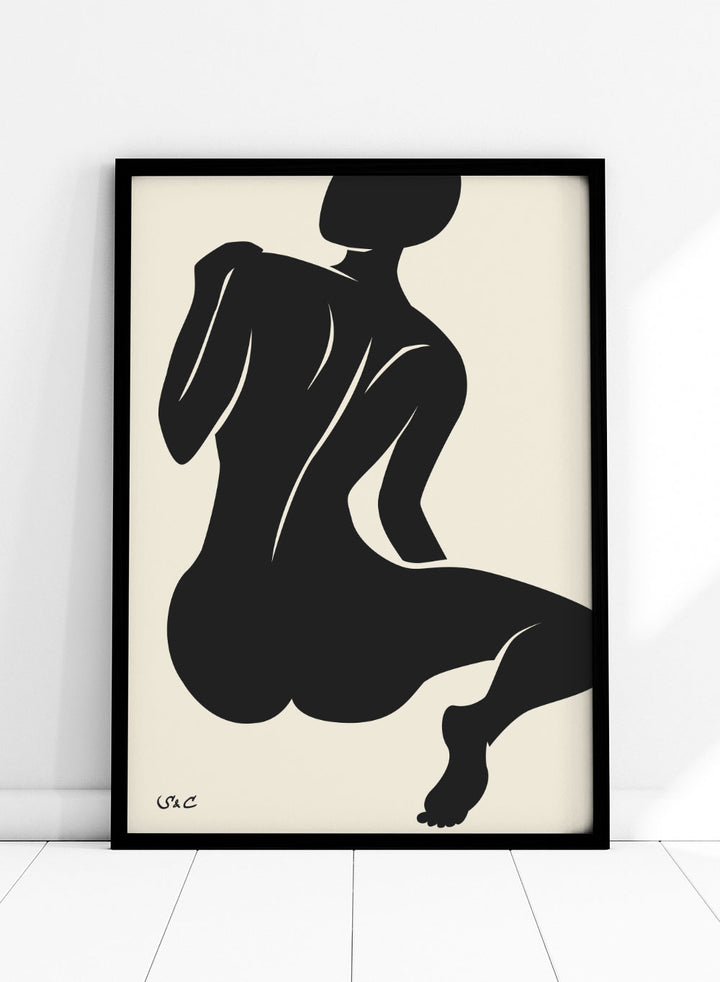 Abstract Figure Art Print WP09_Sugar & Canvas