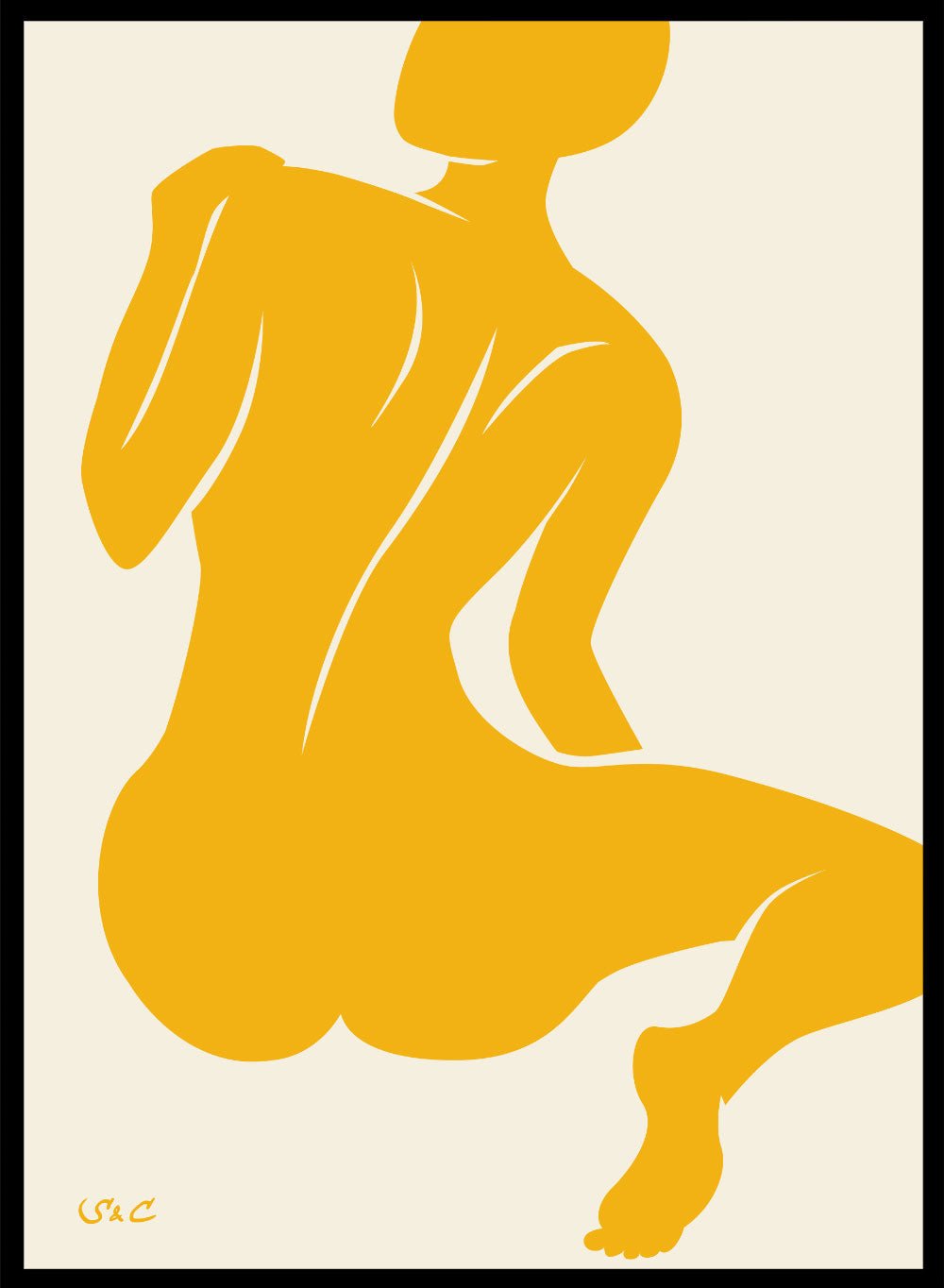 Abstract Figure Art Print WP09_Sugar & Canvas