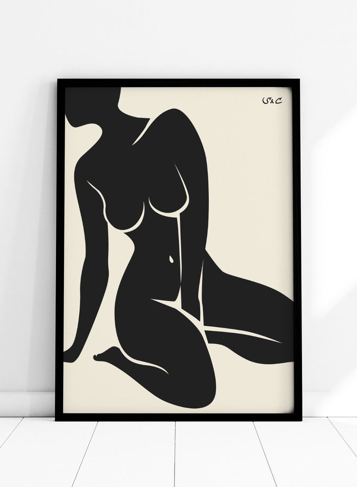 Abstract Figure Art Print WP10_Sugar & Canvas