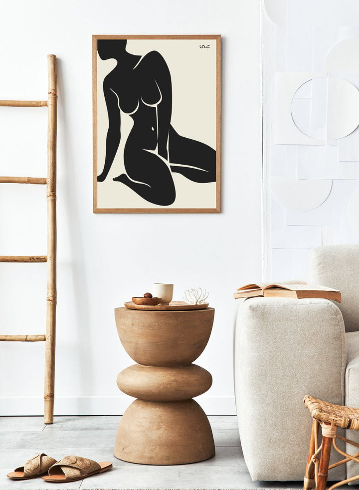 Abstract Figure Art Print WP10Sugar & Canvas