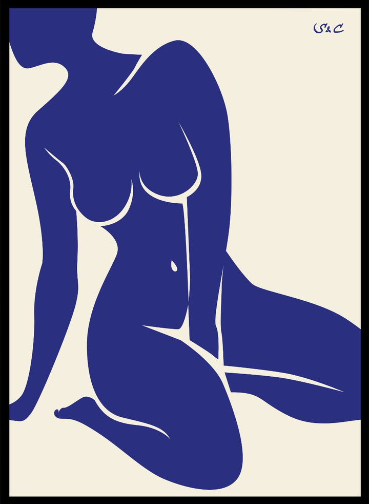 Abstract Figure Art Print WP10_Sugar & Canvas