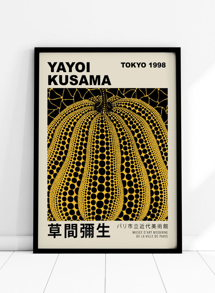 Pumpkin Forever Inspired by Yayoi Kusama Art Print_Sugar & Canvas