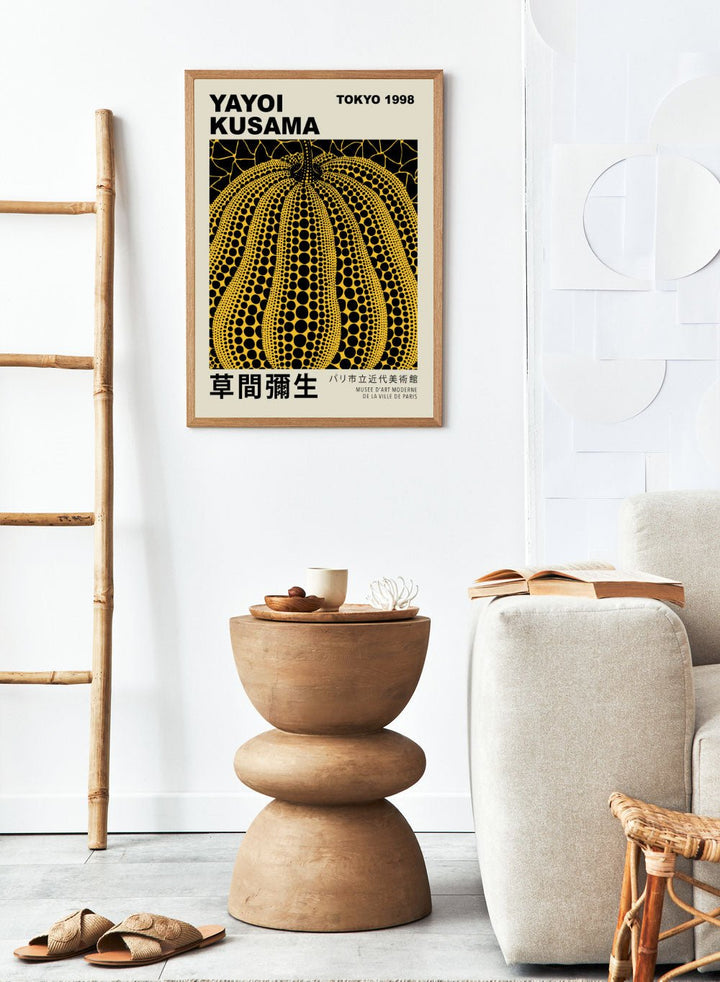 Pumpkin Forever Inspired by Yayoi Kusama Art Print_Sugar & Canvas