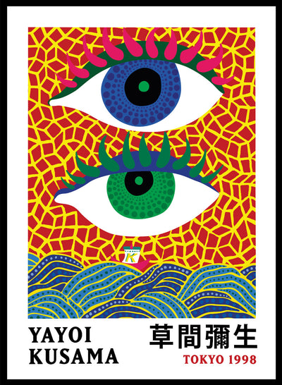 Sugar & Canvas 8x10 inches/20x25cm On the Ocean Inspired by Yayoi Kusama Art Print