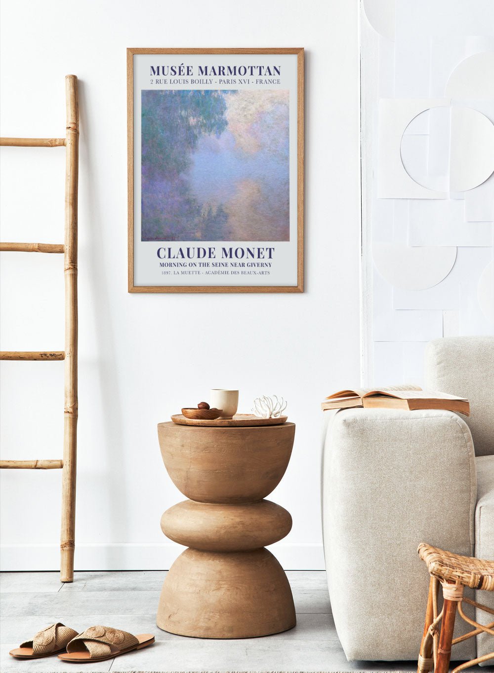 Morning on the Seine near Giverny 1897 by Monet Print_Sugar & Canvas