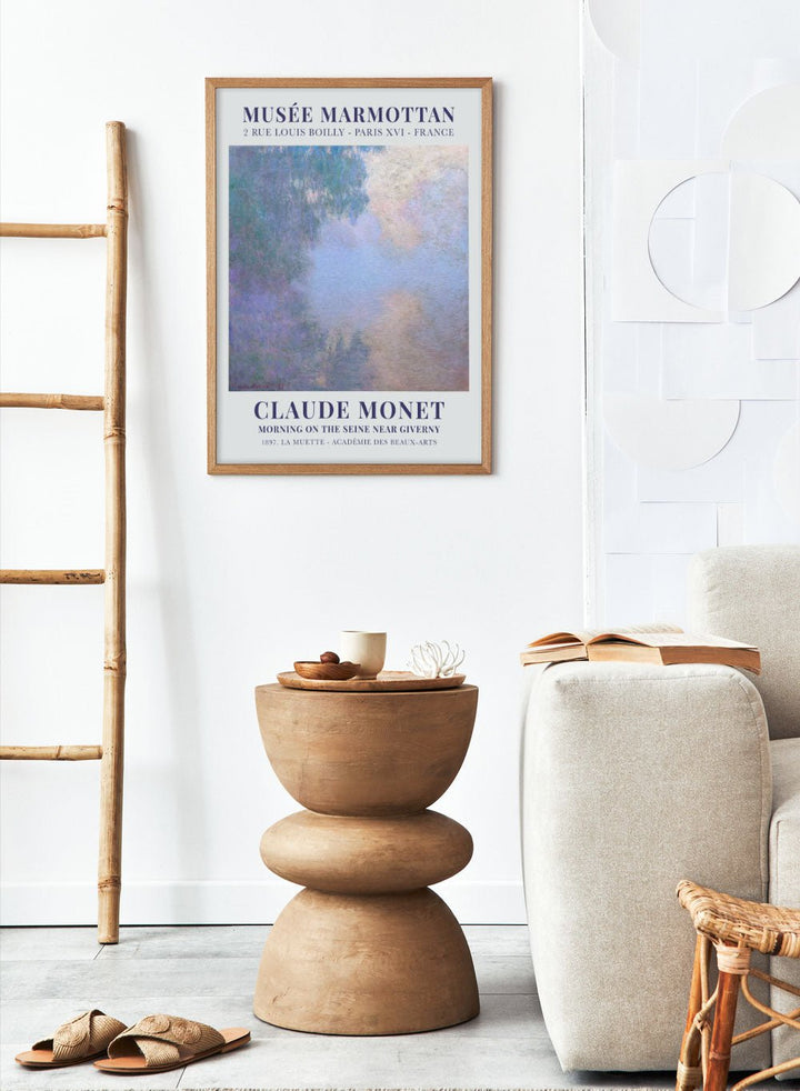 Morning on the Seine near Giverny 1897 by Monet Print_Sugar & Canvas