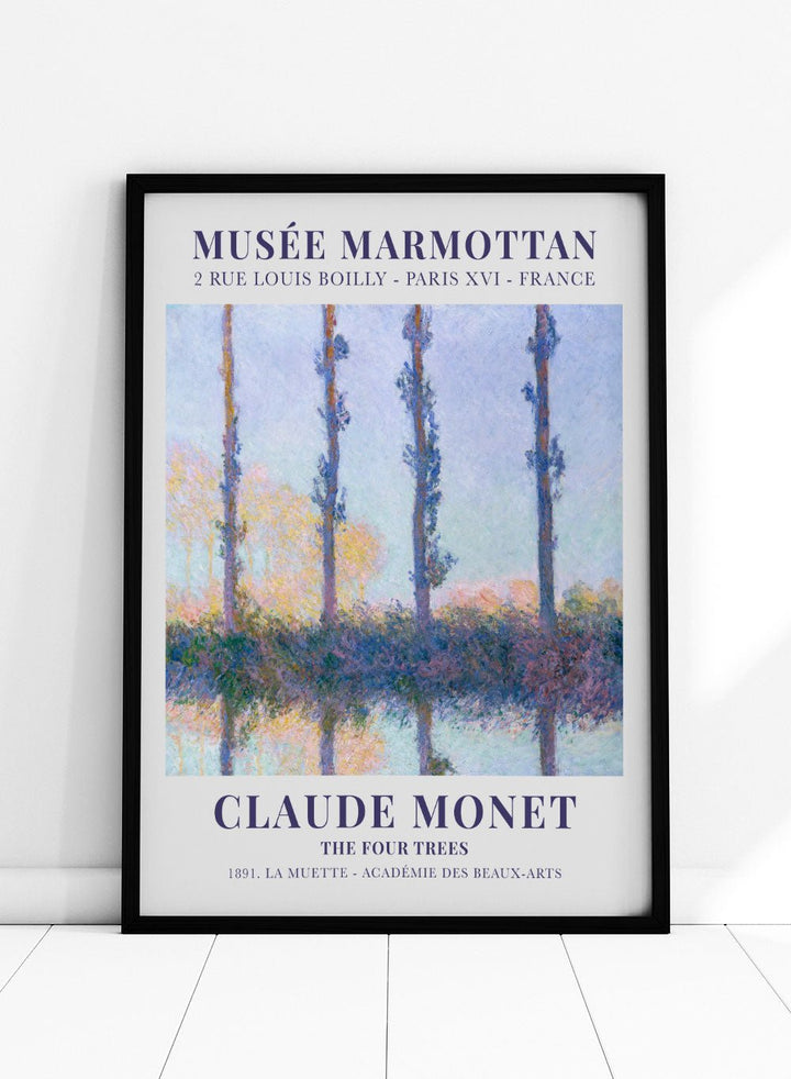 The Four Trees 1891 by Monet Print_Sugar & Canvas