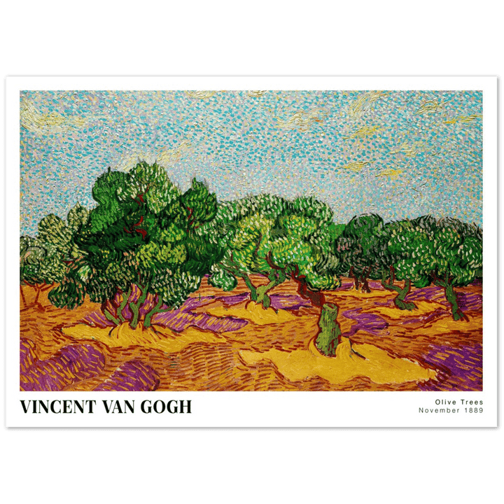 Van Gogh Olive Trees 1889 Art Print_Sugar & Canvas